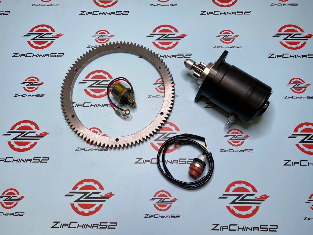 Комплект электрозапуска для  лодочного мотора Zongshen Selva 25-30л. с. от компании Zipchina52 - фото 1