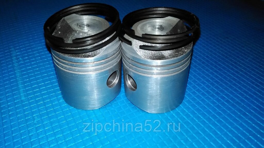 Поршни (стандарт.) с кольцами для лодочного мотора Ветерок-8 (комплект) от компании Zipchina52 - фото 1