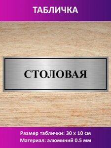 Табличка "Столовая" в Москве от компании Сувенир-принт