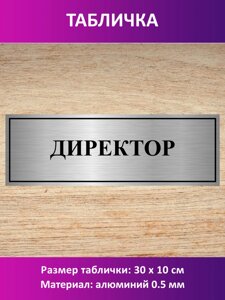 Табличка "Директор" в Москве от компании Сувенир-принт