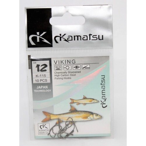 Крючки рыболовные KAMATSU ширина 4.4 мм от компании ООО Гарнизон - фото 1