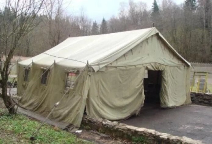 Палатка армейская брезентовая УЗ-68 от компании ООО Гарнизон - фото 1