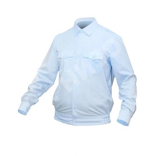 Рубашка Полиция светло-голубая с Д/Р на резинке от компании ООО Гарнизон - фото 1