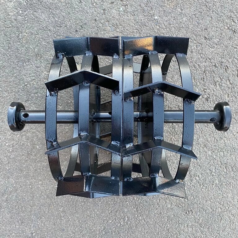 Грунтозацепы (колеса металлические) универсальные, посадочный - 25 мм, наружный диаметр - 370 мм от компании Магазин «Калининская Усадьба» - фото 1