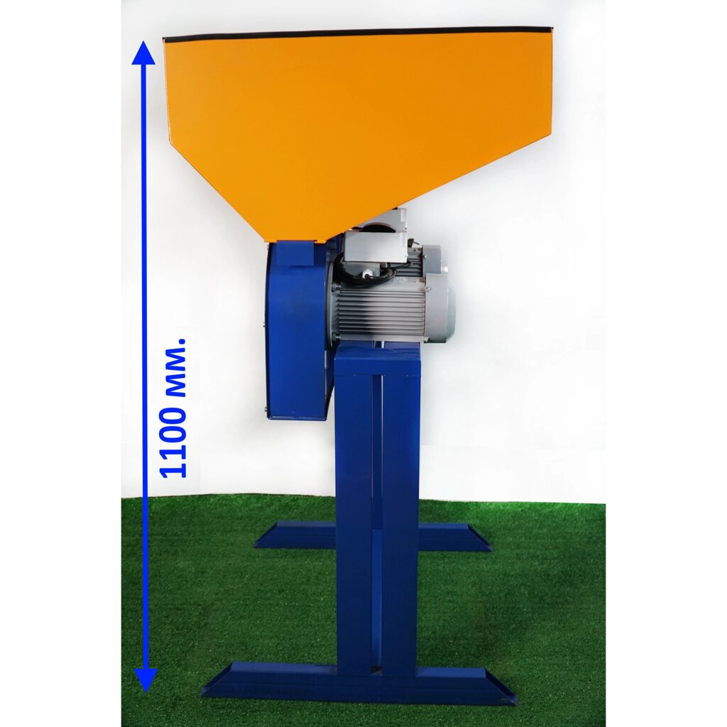 Измельчитель зерна «Кубанец-1000/2» измельчает до 1100 кг. зерна в час, 380 вольт. Сделано в России. от компании Магазин «Калининская Усадьба» - фото 1