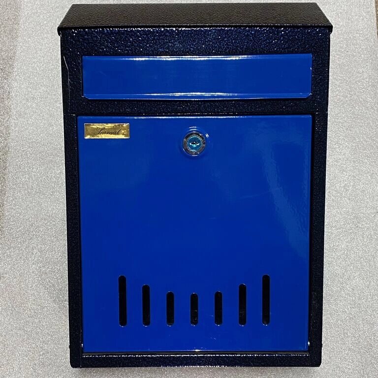 Почтовый ящик ЭЛ-02 385x270x93 мм, темно-синий, синий, собственное производство от компании Магазин «Калининская Усадьба» - фото 1