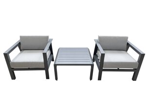 Комплект мебели из алюминия Graphite II