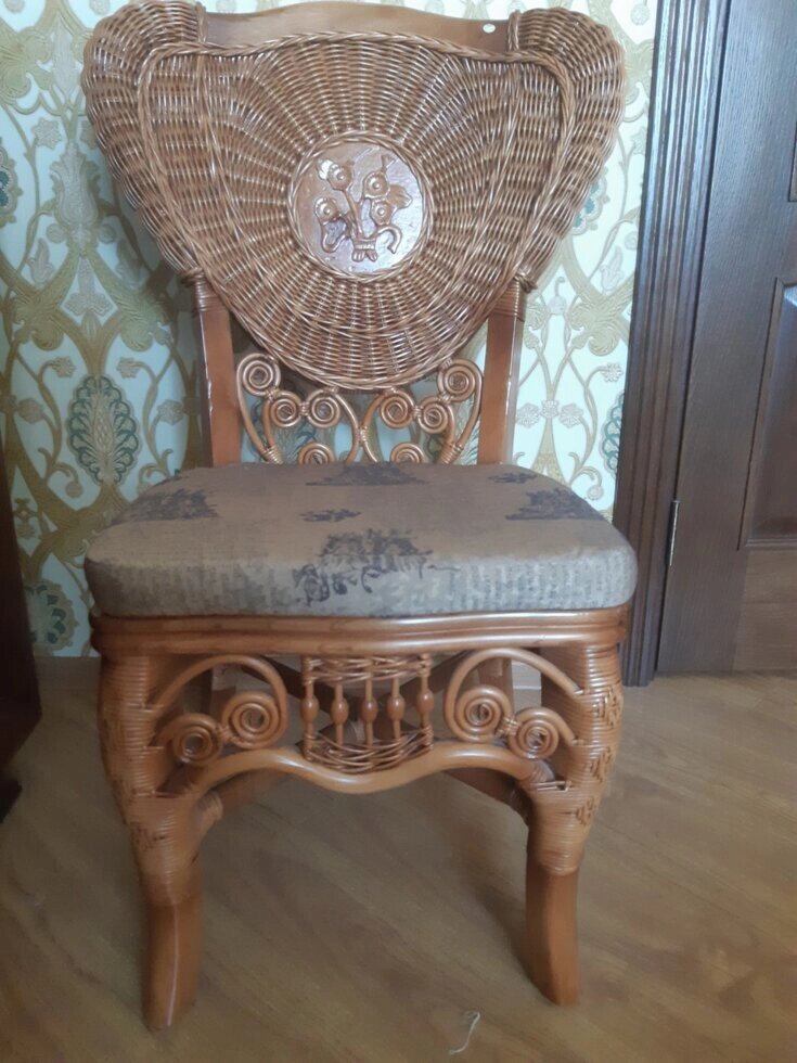 Кресло из ротанга от компании Металлическая мебель из литого алюминия, элитные садовые качели - фото 1