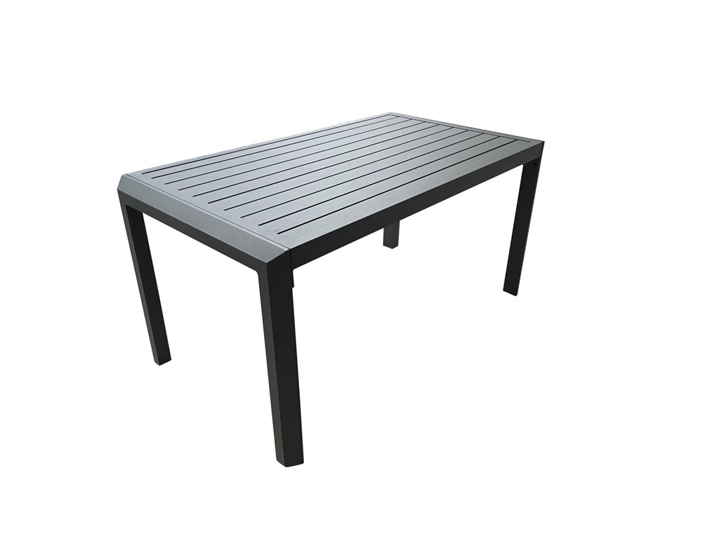 Обеденный стол из алюминия Graphite 140 от компании Металлическая мебель из литого алюминия, элитные садовые качели - фото 1