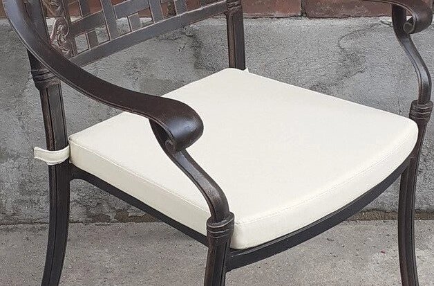 Подушка для кресла из литого алюминия от компании Металлическая мебель из литого алюминия, элитные садовые качели - фото 1