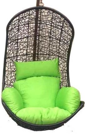 Подвесное кресло качели без стойки от компании Металлическая мебель из литого алюминия, элитные садовые качели - фото 1