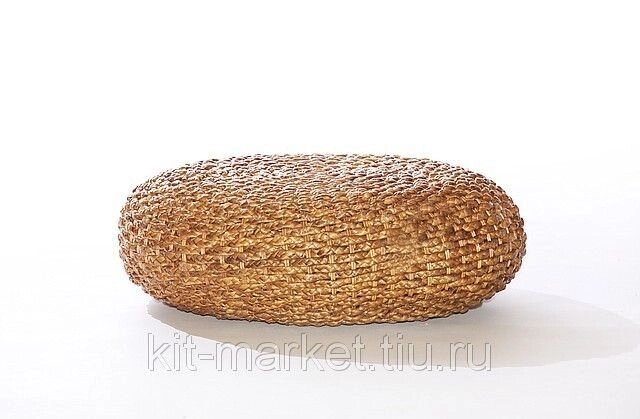Пуф из гиацинта от компании Металлическая мебель из литого алюминия, элитные садовые качели - фото 1