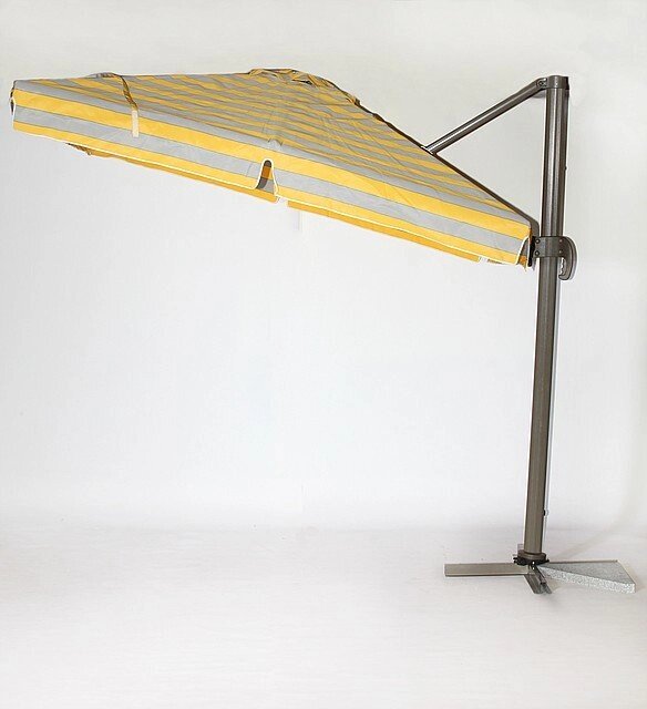 Зонт садовый Solars 1 с базой из гранита от компании Металлическая мебель из литого алюминия, элитные садовые качели - фото 1