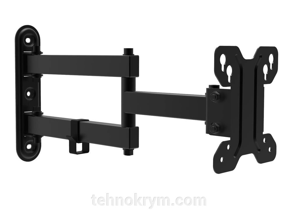 Кронштейн ITech LCD123B, наклонно-поворотный, черный от компании Интернет-магазин "Технокрым" по продаже телевизоров и бытовой техники - фото 1
