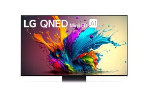 Smart телевизор LG 75QNED91T6A, Ultra HD, черный, webOS 24