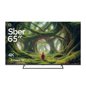 Телевизор Sber SDX 65U4125, операционная система Салют, 4K Ultra HD