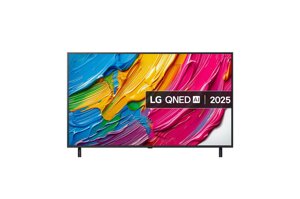 Телевизор LG 55QNED80A6A, операционная система webOS 25, 4K Ultra HD, пульт Magic Remote