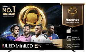 Телевизор Hisense 100U7Q, операционная система VIDAA, 4K Ultra HD, MiniLED
