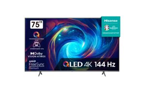 Smart телевизор Hisense 75E7KQ PRO, ОС VIDAA