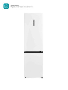 Двухкамерный холодильник Midea MDRB521MIE01OD, инверторный мотор, зона свежести, No Frost, белый