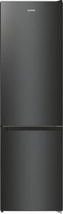 Двухкамерный холодильник Gorenje NRK6202EBXL4, NoFrost, черный