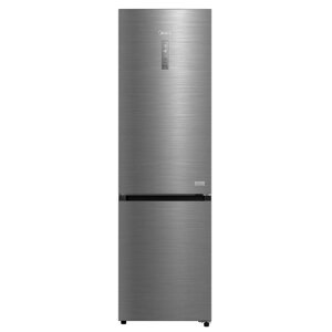 Двухкамерный холодильник Midea MDRB522MGE46OD, инверторный мотор, зона свежести, No Frost, нержавеющая сталь