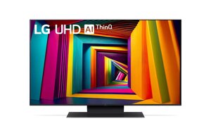 Smart телевизор LG 43UT91006LA, Ultra HD, черный, webOS 24