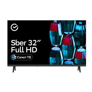 Smart телевизор Sber SDX 32F2126, ОС Салют