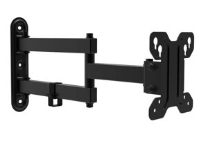 Кронштейн ITech LCD123B, наклонно-поворотный, черный
