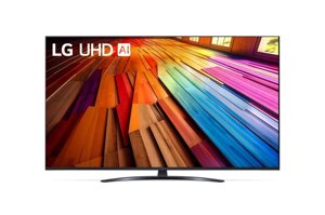 Телевизор LG 65UT81006LA, операционная система webOS 24, 4K Ultra HD, пульт Magic Remote