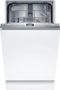 Встраиваемая посудомоечная машина Bosch SPV4EKX24E, инвертор, теплообменник, луч на полу, автооткрывание, 10 комплектов