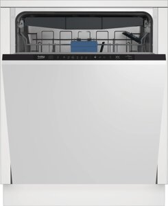 Встраиваемая посудомоечная машина Beko BDIN16520 (LED. дисп. 3 корз. 15 компл. инвертор, луч на пол)