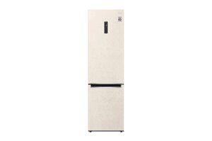 Двухкамерный холодильник LG GC-B509MEWM, инверторный мотор, Total No Frost, DoorCooling+, бежевый