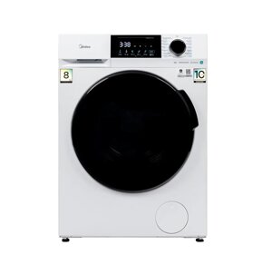 Стиральная машина Midea MFC3814BSW47/W, инверторный мотор, стирка с паром, загрузка 8 кг