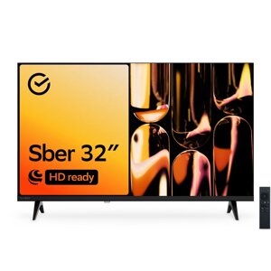 Smart телевизор Sber SDX-32H2120B, ОС Салют