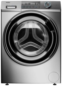 Стиральная машина Haier HW80-BP14969BS, инверторный мотор, стирка с паром, загрузка 8 кг, серебристый