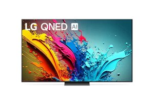 Телевизор LG 86QNED86T6A, операционная система webOS 24, 4K Ultra HD, пульт Magic Remote
