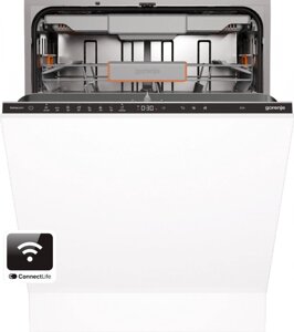 Встраиваемая посудомоечная машина Gorenje GV673B65, Wi-Fi управление, Луч на полу, Автооткрывание дверцы, 16 комплектов