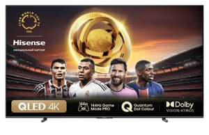 Телевизор Hisense 100E7NQ, операционная система VIDAA, 4K Ultra HD, QLED