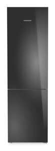 Двухкамерный холодильник Liebherr CNgbc 5723-22 001, черное стекло