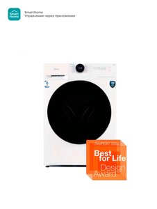 Стиральная машина Midea MF200W90WBS/W-RU, инверторный мотор, стирка с паром, загрузка 9 кг
