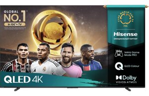 Телевизор Hisense 100E7Q PRO, операционная система VIDAA, 4K Ultra HD, QLED