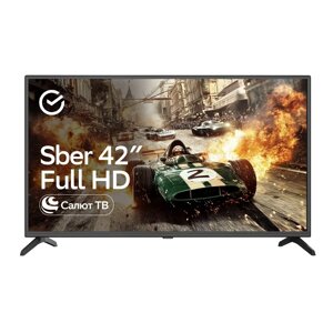 Телевизор Sber SDX 43F2018, операционная система Салют, FULL HD