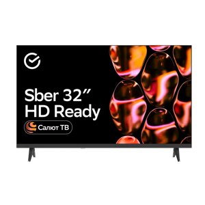 Smart телевизор Sber SDX 32H2124, ОС Салют