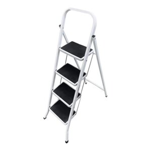 Стремянка LadderBel STR-ST-4WSRM стальная 4 ступени с антискользящим покрытием