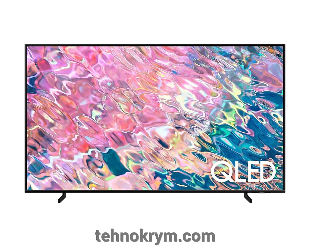 Smart QLED телевизор SAMSUNG QE43Q60BAU, Ultra HD, на квантовых точках, ОС Tizen 6.5 от компании Интернет-магазин "Технокрым" по продаже телевизоров и бытовой техники - фото 1