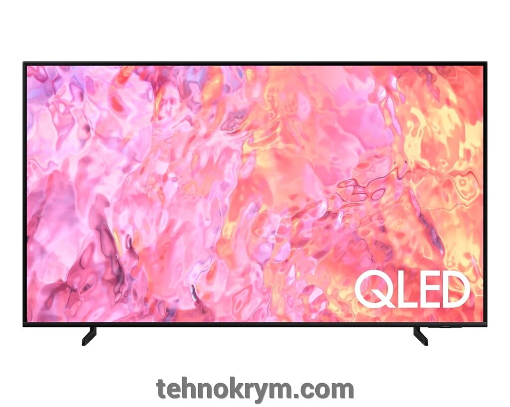 Smart QLED телевизор Samsung QE55Q60CAU, Ultra HD, ОС Tizen 7.0 от компании Интернет-магазин "Технокрым" по продаже телевизоров и бытовой техники - фото 1