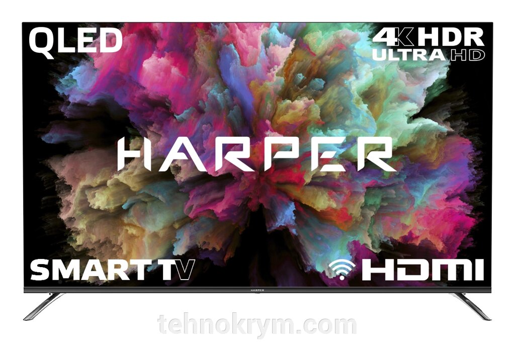 Smart телевизор Harper 50Q850TS, ОС Android 11 от компании Интернет-магазин "Технокрым" по продаже телевизоров и бытовой техники - фото 1