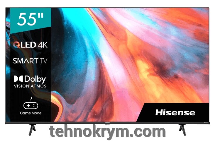 Smart телевизор Hisense 55E7HQ, ОС VIDAA от компании Интернет-магазин "Технокрым" по продаже телевизоров и бытовой техники - фото 1
