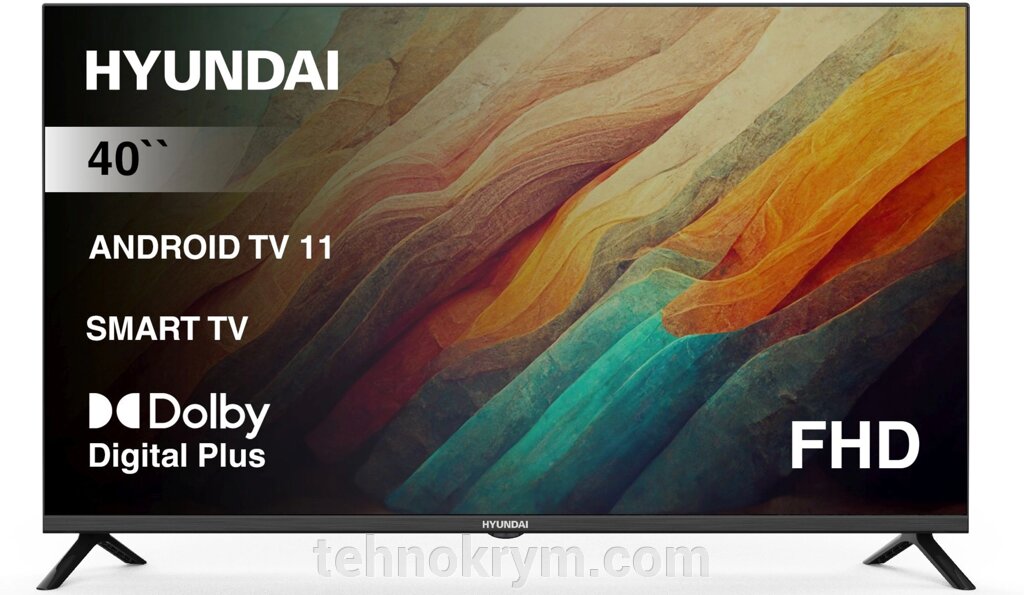 Smart телевизор Hyundai H-LED40BS5002, ОС Android TV 11 от компании Интернет-магазин "Технокрым" по продаже телевизоров и бытовой техники - фото 1